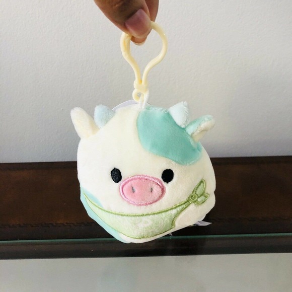 Squishmallows BELANA 3.5" Plush Key Chain Bag Clip - Picture 2 of 5